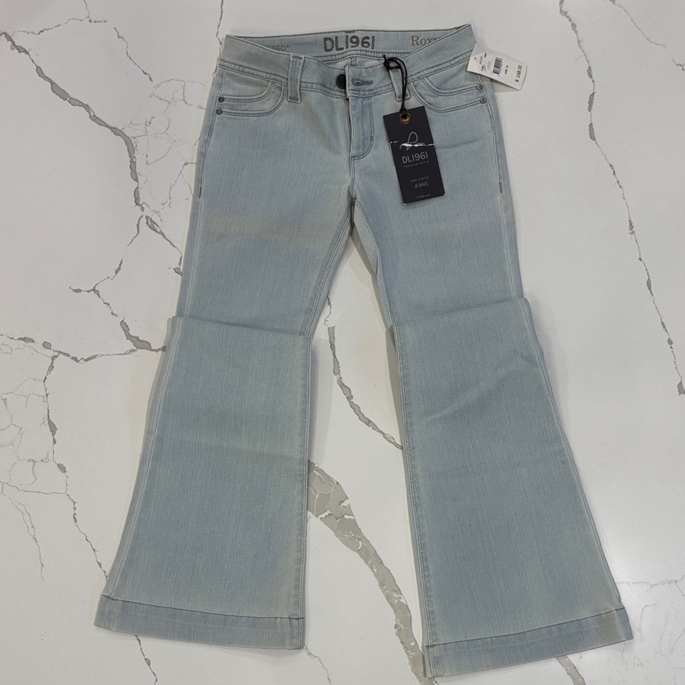 DL1961 Women's Flare Jeans in Light Blue